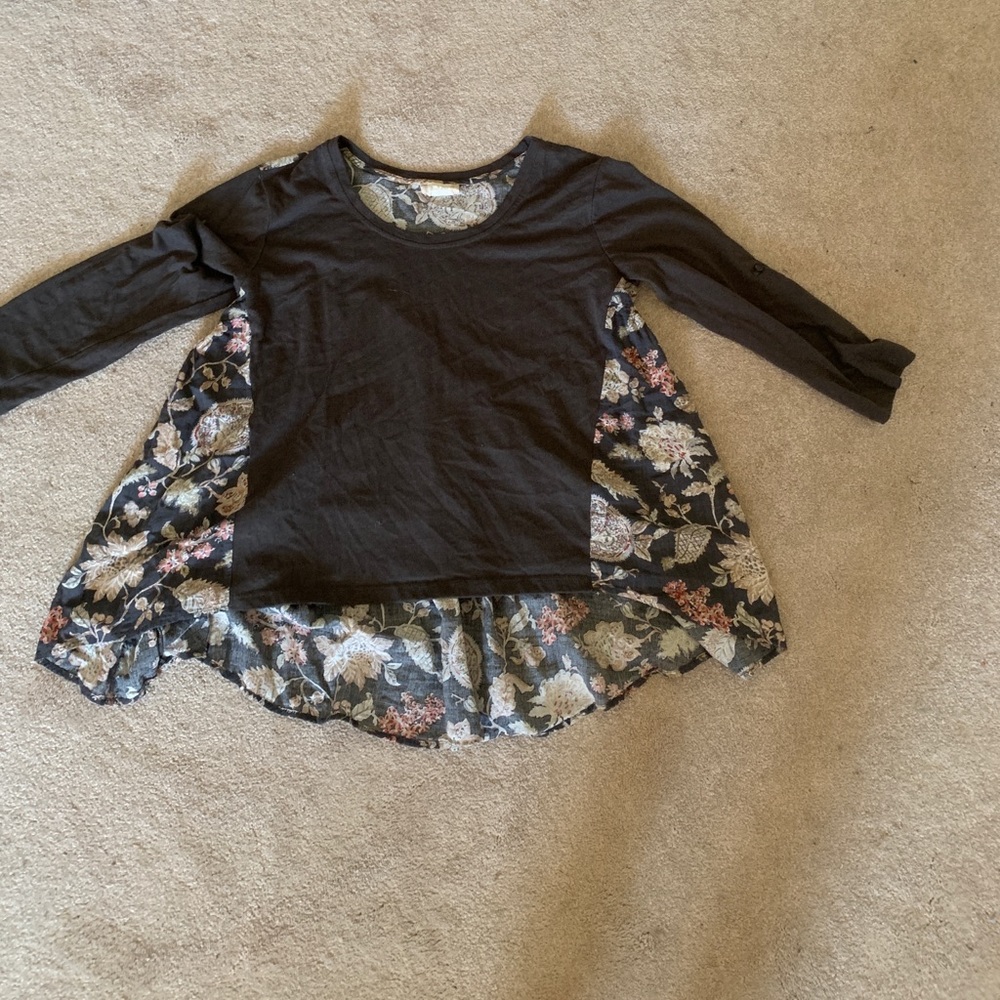flowy long sleeve top